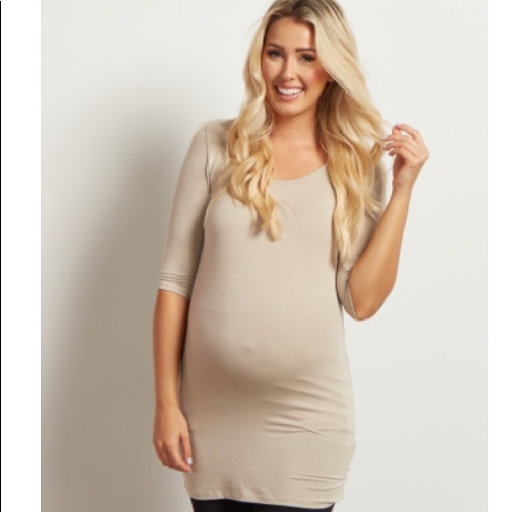 Pinkblush 3/4 sleeve bamboo top